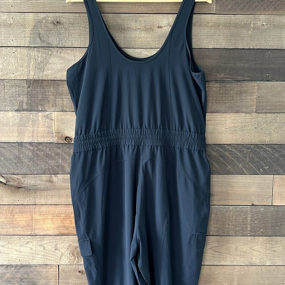 Athleta Woman's Unbound Jumpsuit Romper in Black - Picture 7 of 9
